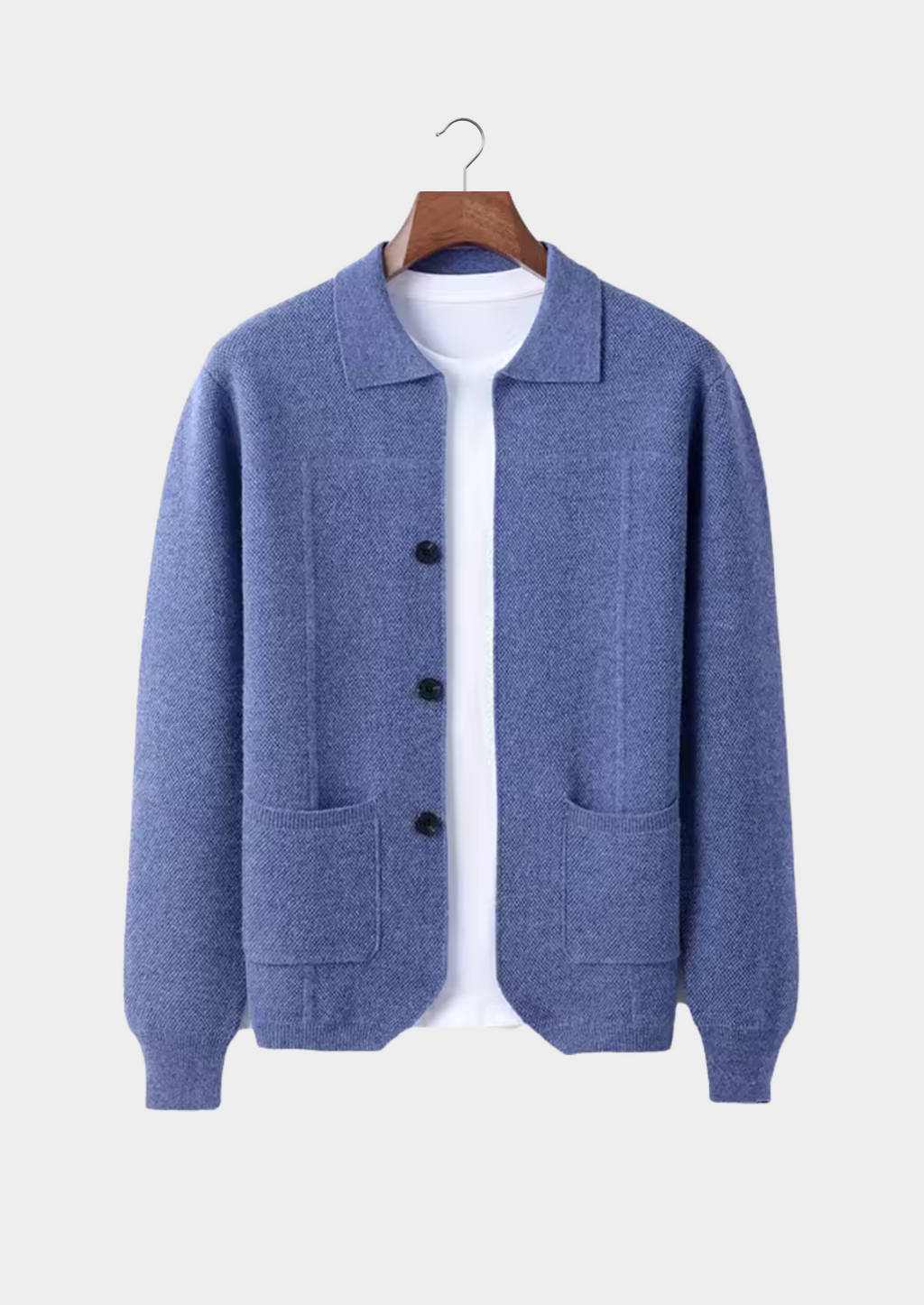 Pemberton Merino Button Overshirt