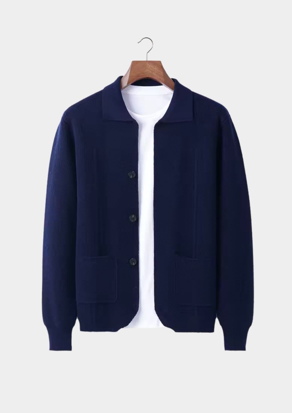 Pemberton Merino Button Overshirt
