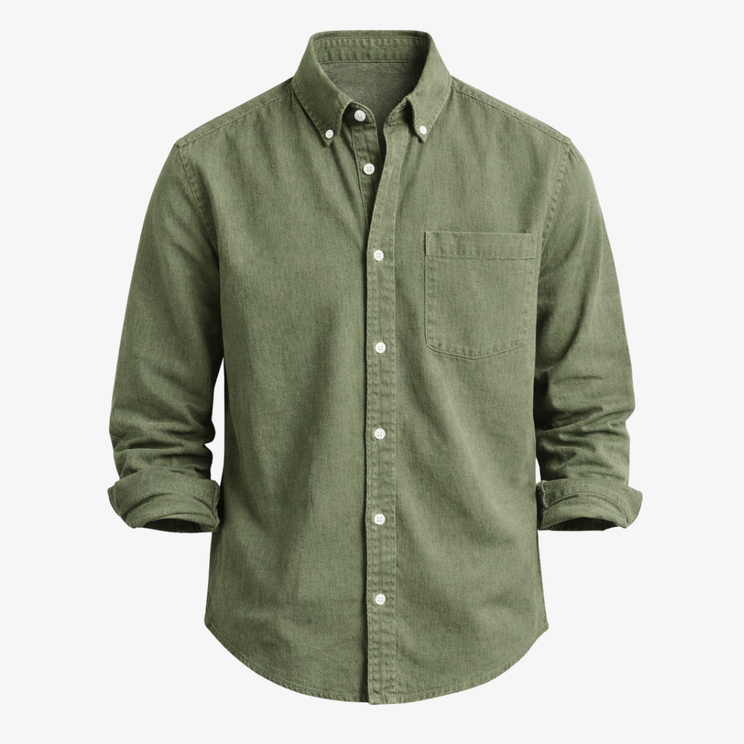 Kensington Chest-Pocket Linen Shirt