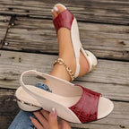 Dalton Cushioned Leather Sandals