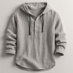 Rex Hooded Linen Shirt