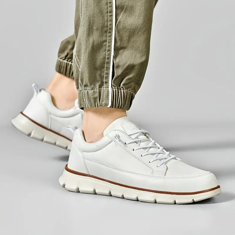 Leo Crafted Leather Trainers