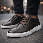 Hutton Heritage Leather Trainers