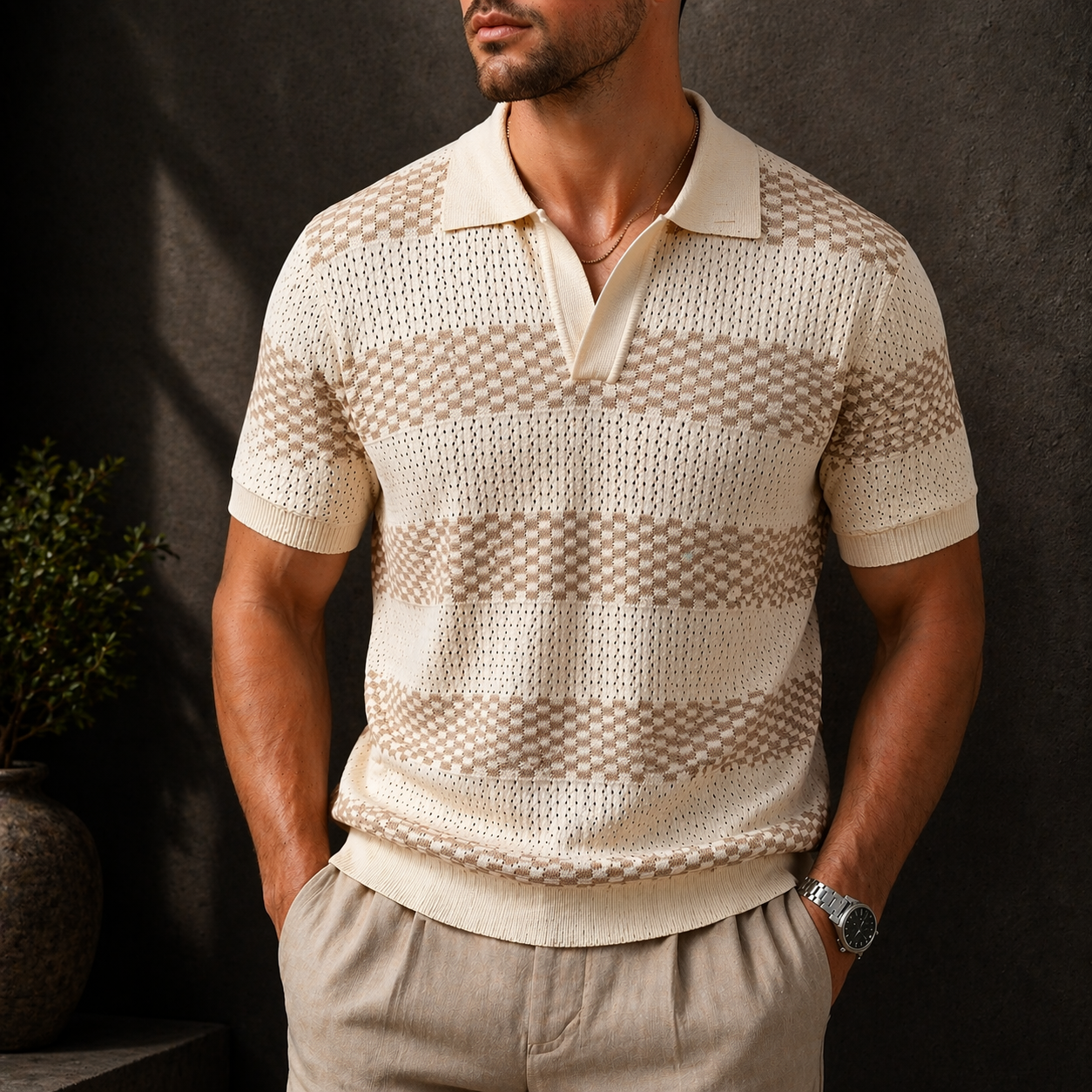 Sutton Knitted Polo