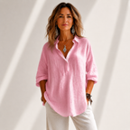 Kensington Cotton Linen Blouse