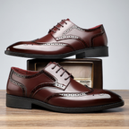 Stirling Leather Brogue Dress Shoes