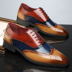 Stirling Leather Brogue Dress Shoes