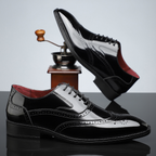 Stirling Leather Brogue Dress Shoes