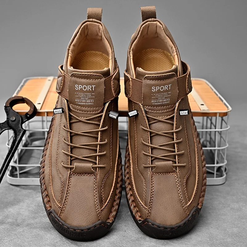 Calder Handcrafted Leather Trainer