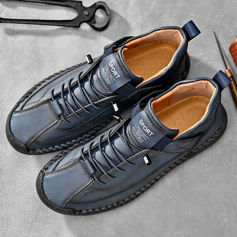 Calder Handcrafted Leather Trainer