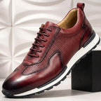 Reuben Cowhide Leather Trainer