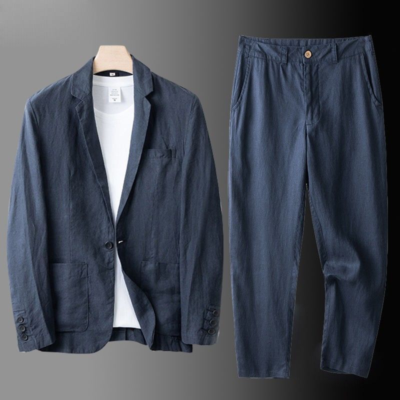 Davenport Linen Suit Set
