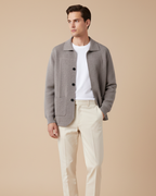 Pemberton Merino Button Overshirt