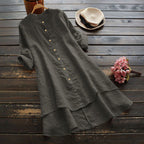 Della Linen Button Shirt