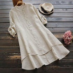 Della Linen Button Shirt