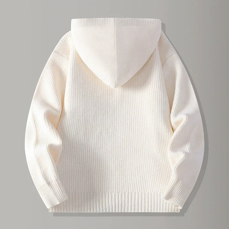 STIRLING HOODED KNIT CARDIGAN