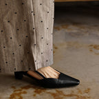 Dante Leather Slingback Heels
