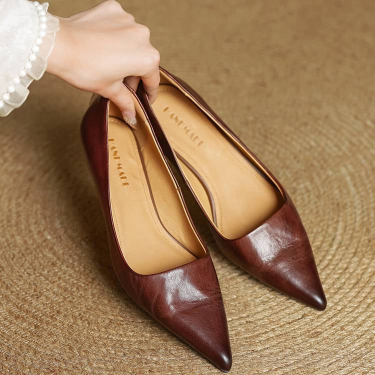 Hartley Leather Heels