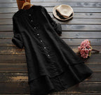 Della Linen Button Shirt