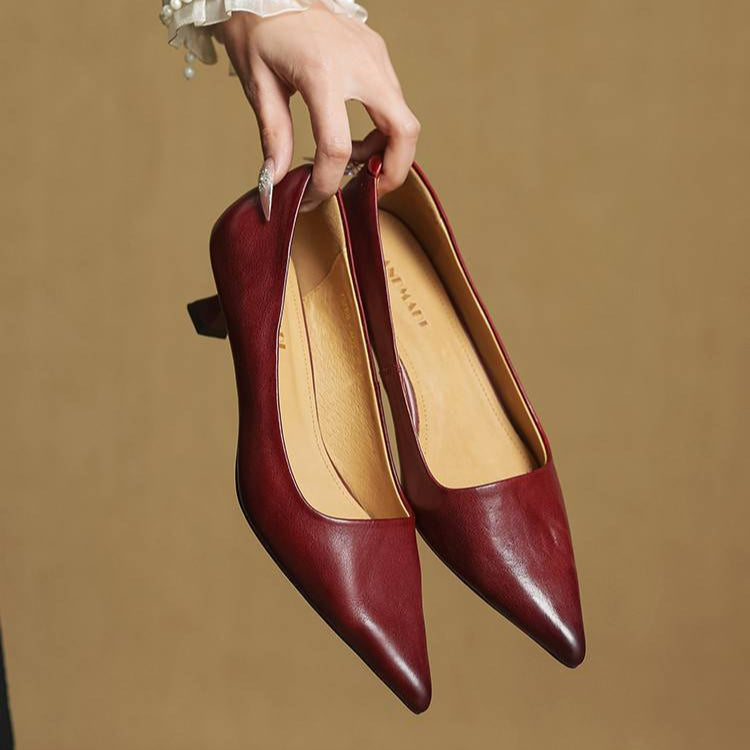 Hartley Leather Heels