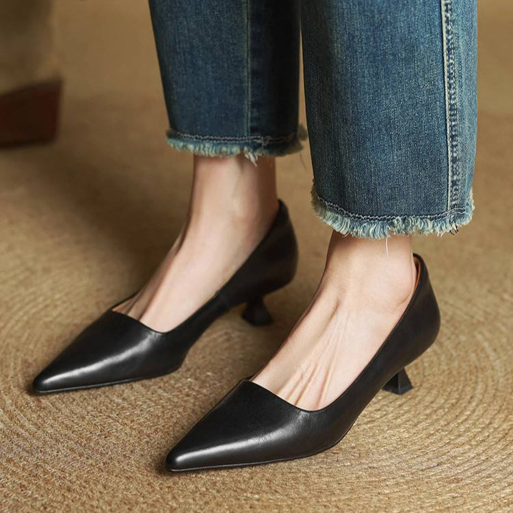 Hartley Leather Heels