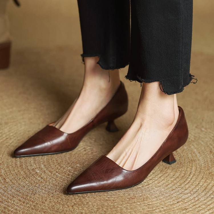 Hartley Leather Heels