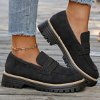 Bromley Suede Platform Loafers