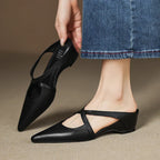 Goldie Leather Mules