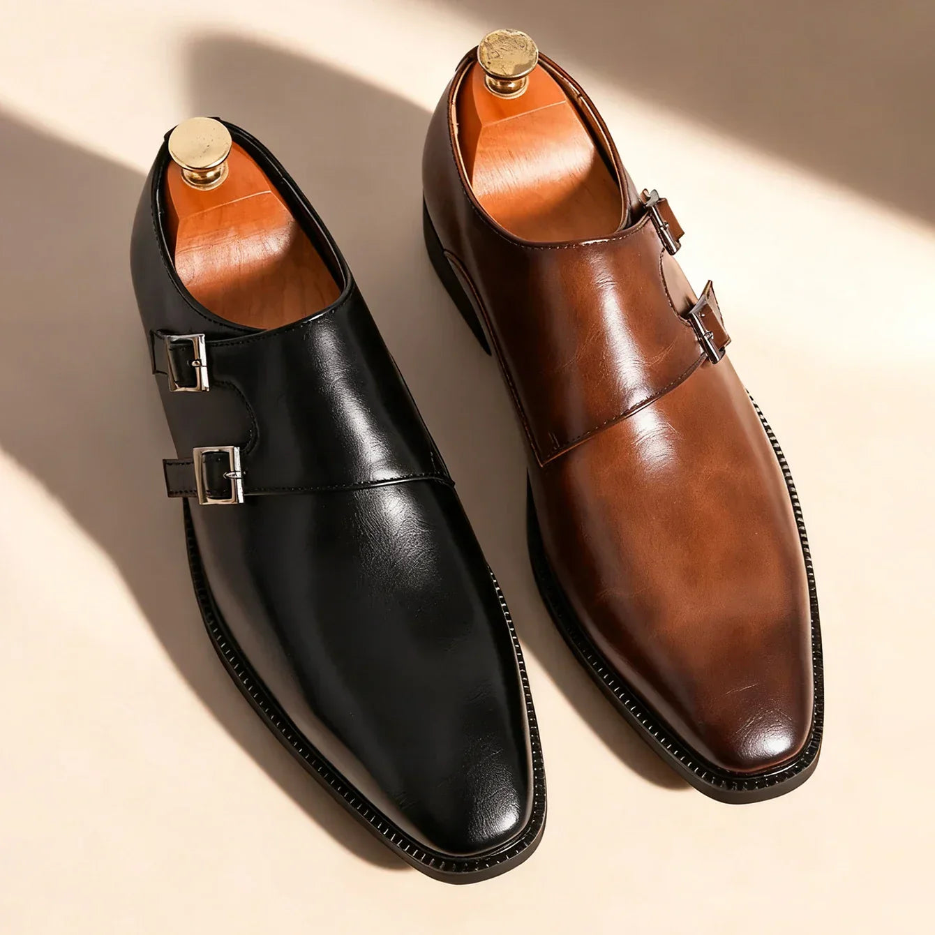 Rex Suede Monk Loafers