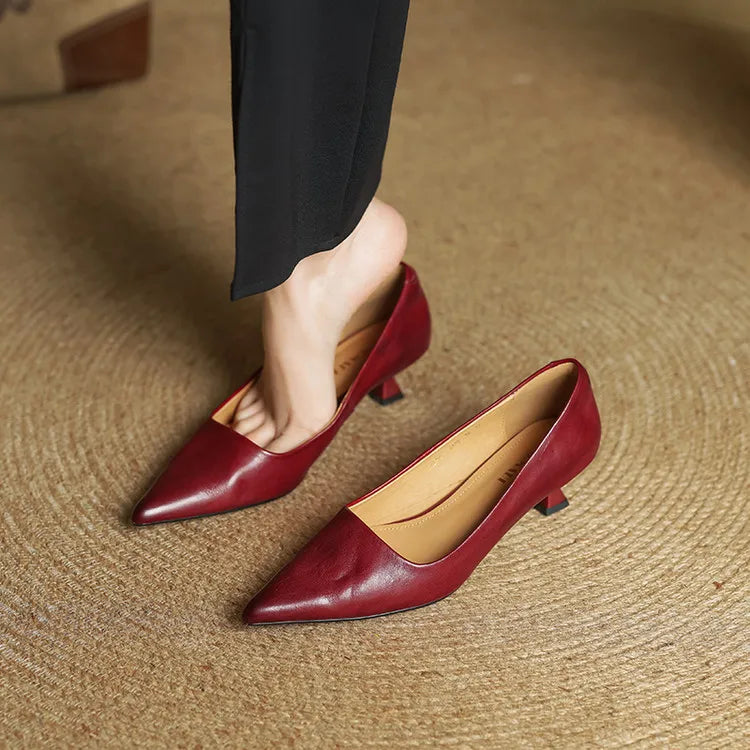 Hartley Leather Heels