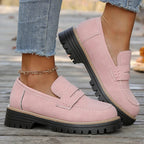 Bromley Suede Platform Loafers