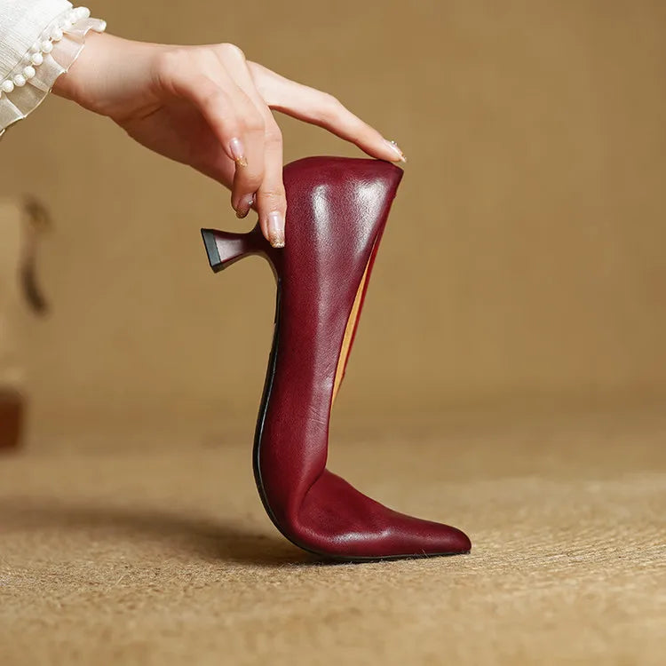 Hartley Leather Heels