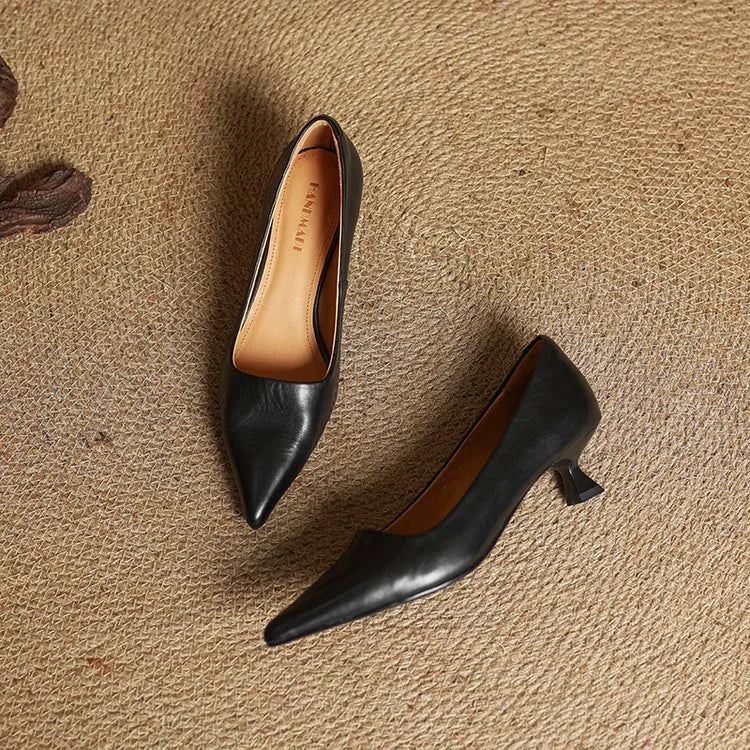 Hartley Leather Heels