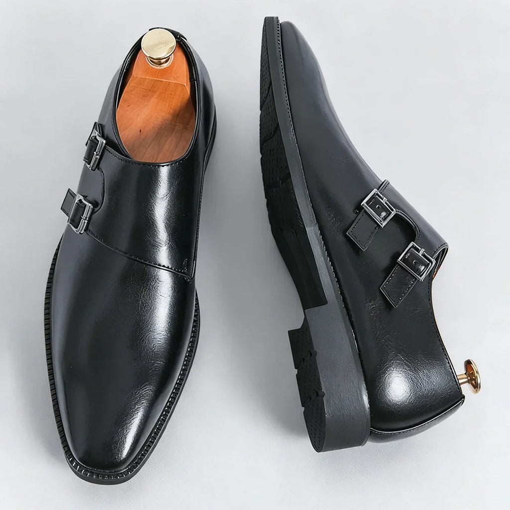 Rex Suede Monk Loafers