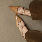 Goldie Leather Mules