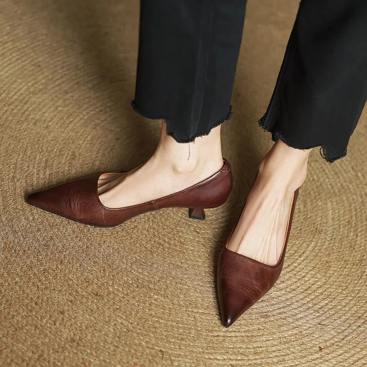 Hartley Leather Heels