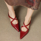Goldie Leather Mules