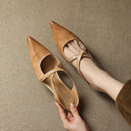 Goldie Leather Mules