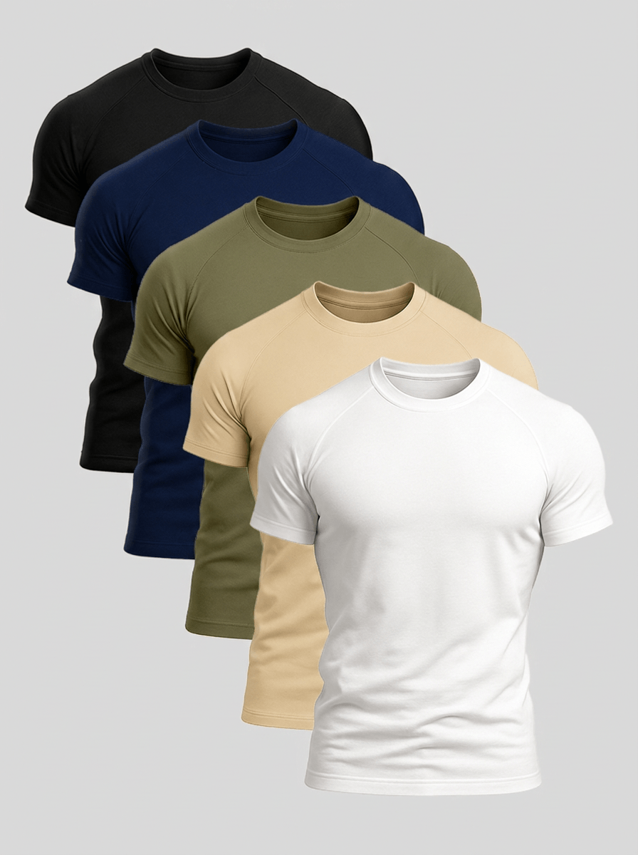 Reid Crew T-Shirt 5-Pack
