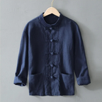 Ellis Mandarin Collar Shirt