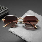 Dorian Rimless Sunglasses