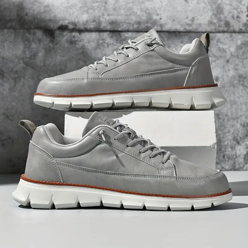 Leo Crafted Leather Trainers