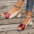Dalton Cushioned Leather Sandals