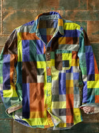 Leo Patchwork Knit Jumper