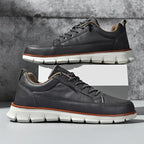 Leo Crafted Leather Trainers