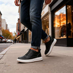 Zane Leather Trainers