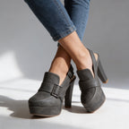 FLORENCE PLATFORM SLINGBACK HEELS