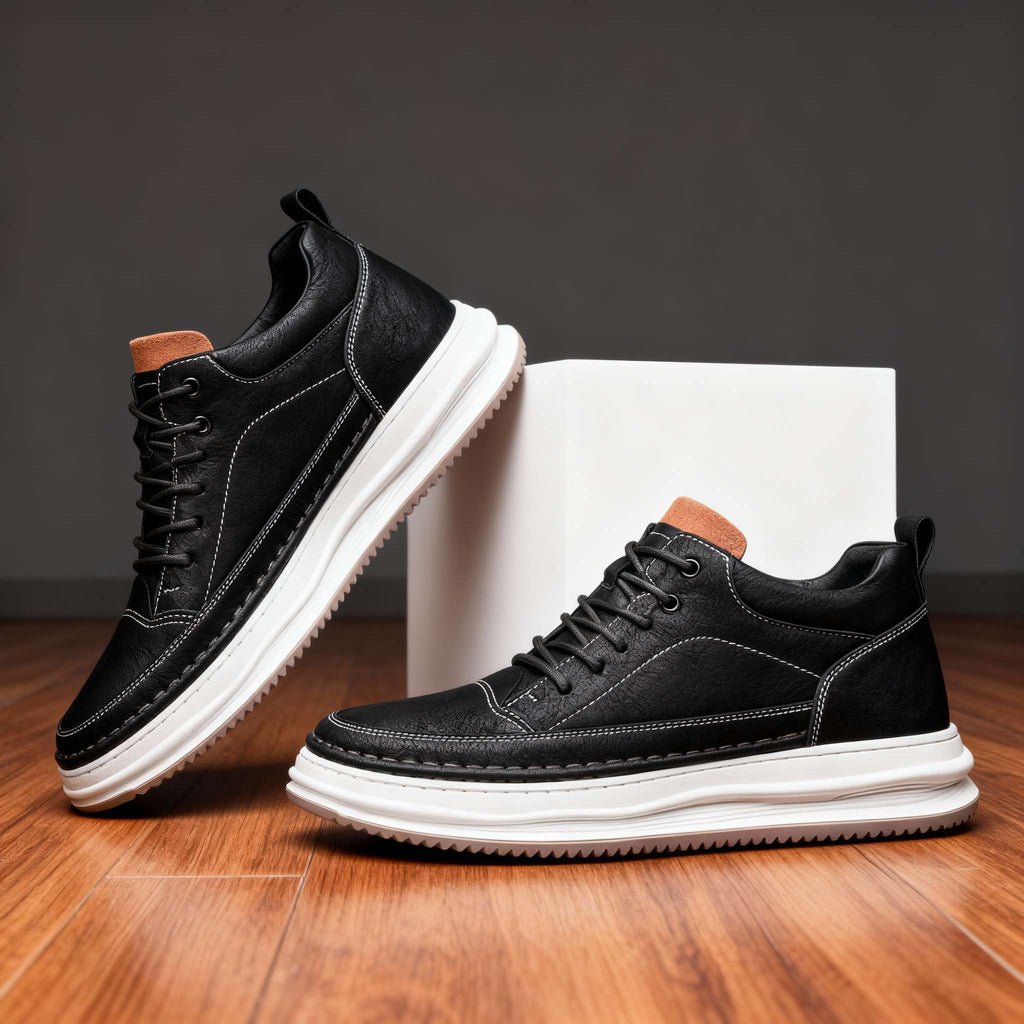 Zane Leather Trainers