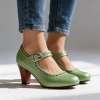 Brixton Brogue Buckle Loafers