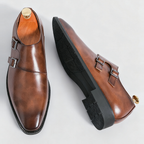 Rex Suede Monk Loafers